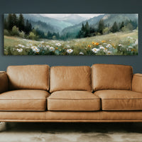 Meadow Beneath the Misty Pines