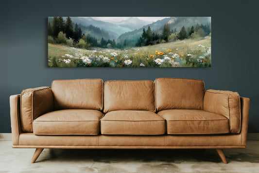 Meadow Beneath the Misty Pines