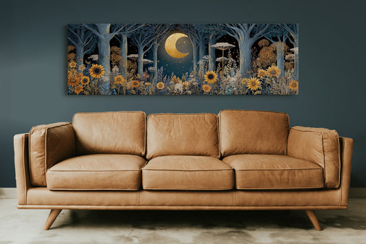 Moonlit Garden of Gold