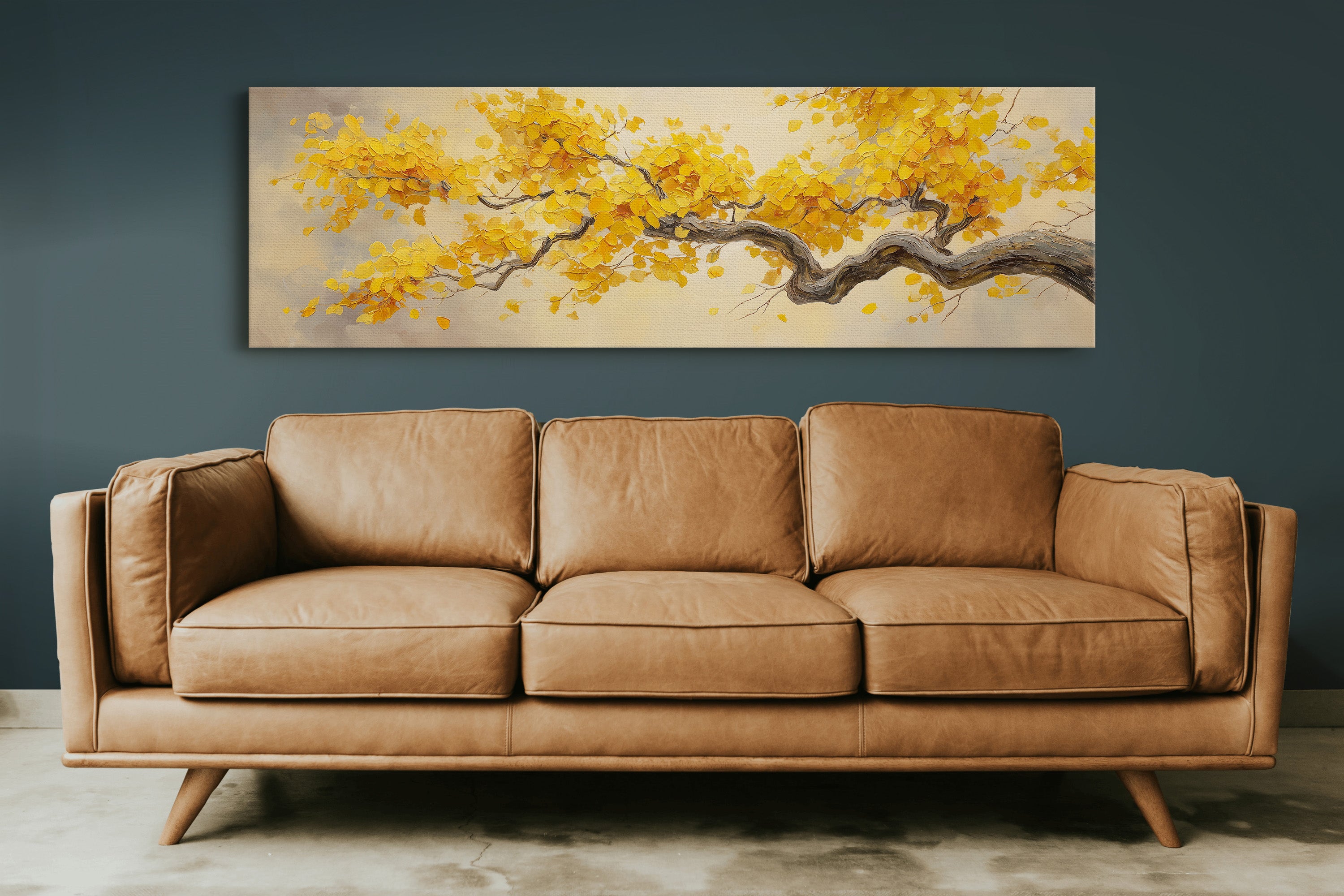 Golden Branch in Autumn Light