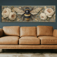 Bee Among the Ivory Blossoms