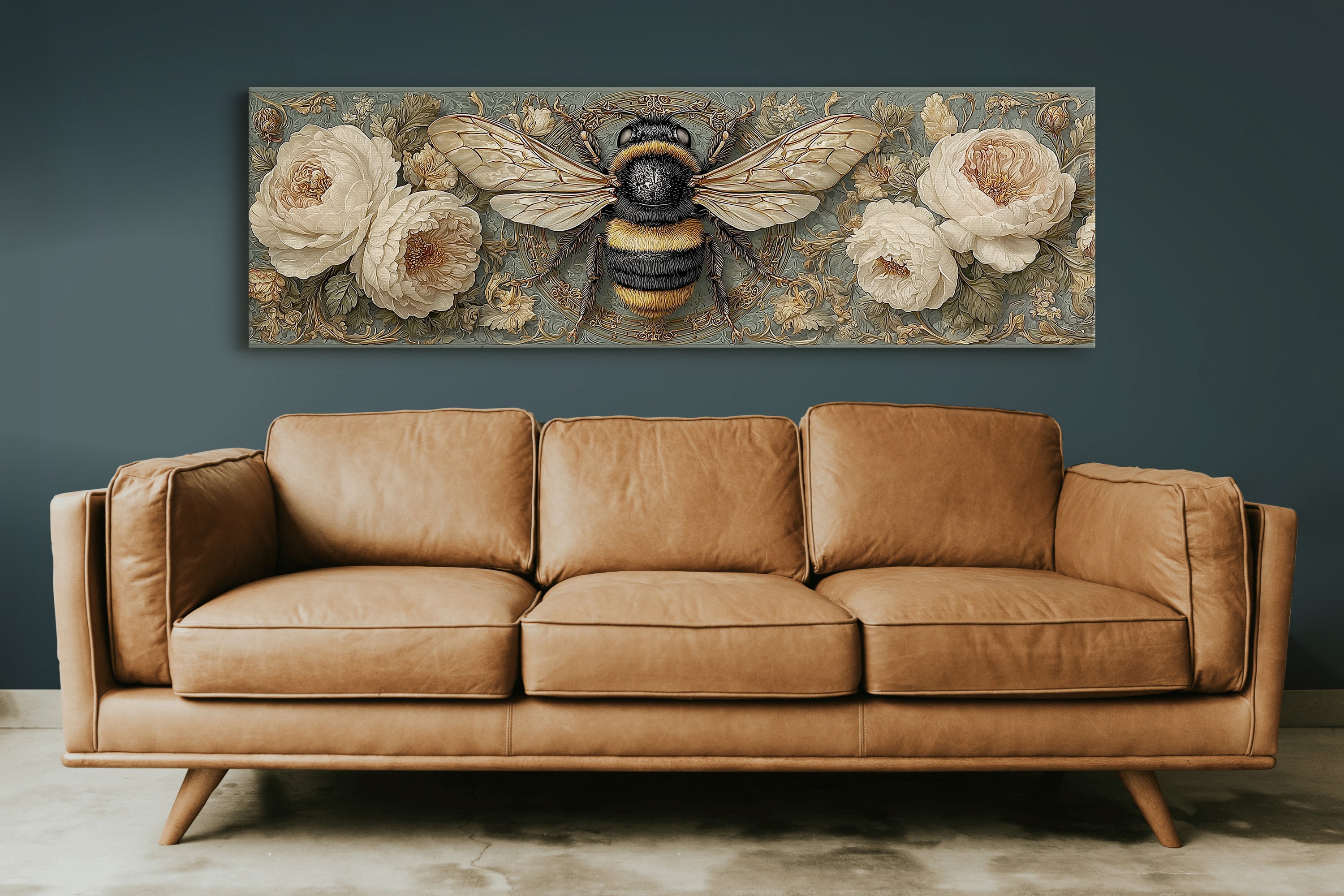 Bee Among the Ivory Blossoms