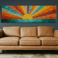 Sunburst Over Turquoise Waters