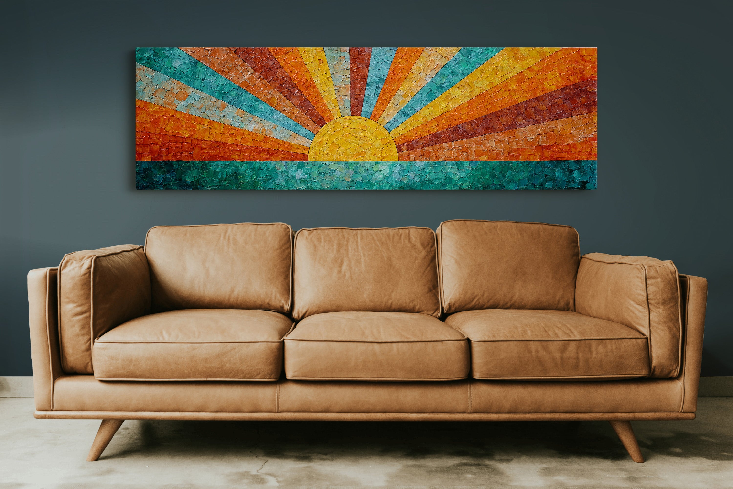 Sunburst Over Turquoise Waters