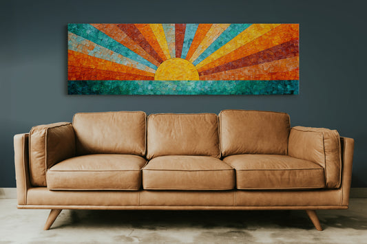 Sunburst Over Turquoise Waters