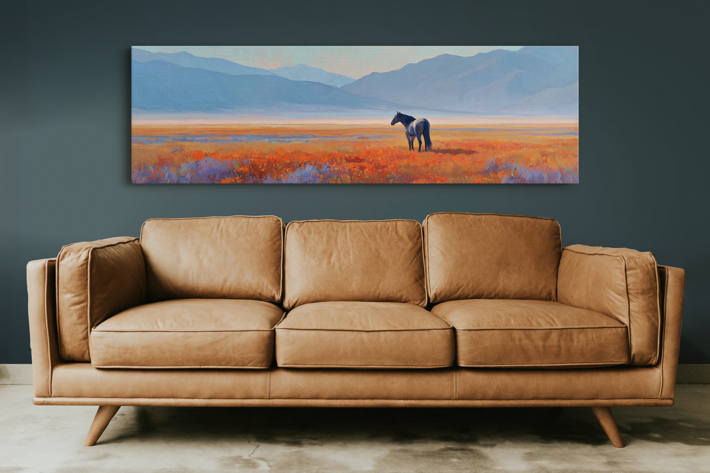 Horse Standing in the Painted Valley