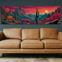 Desert Sunfall in Painted Canyons