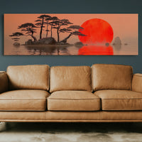 Red Sun Over Silent Pines