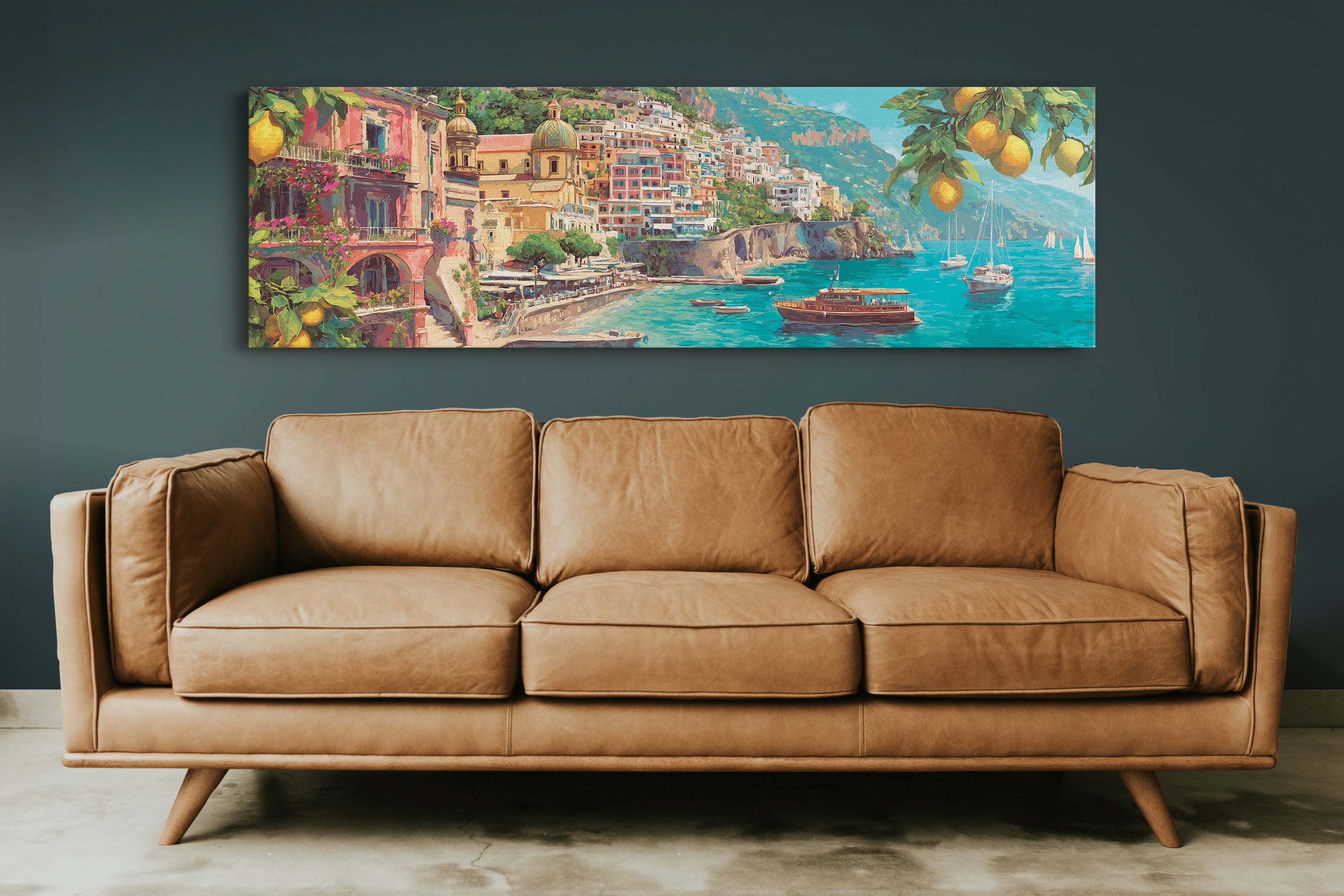 Lemons Above the Amalfi Blue