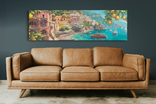 Lemons Above the Amalfi Blue