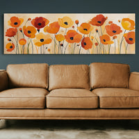 Poppies Dancing in Golden Light