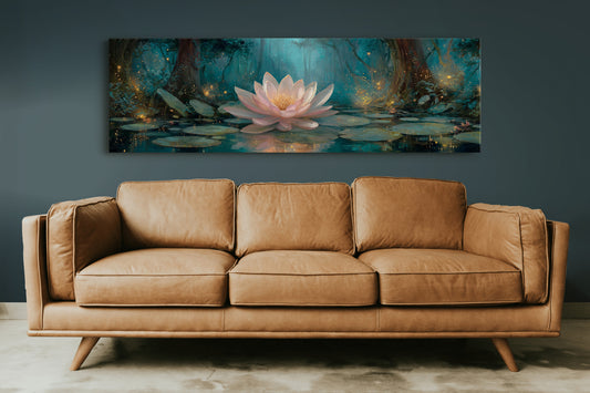 Enchanted Lotus Bloom by Firefly Light