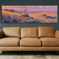 Coyote Standing in Painted Dawn