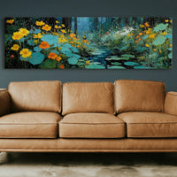 Where the Lilies Drift in Bloom