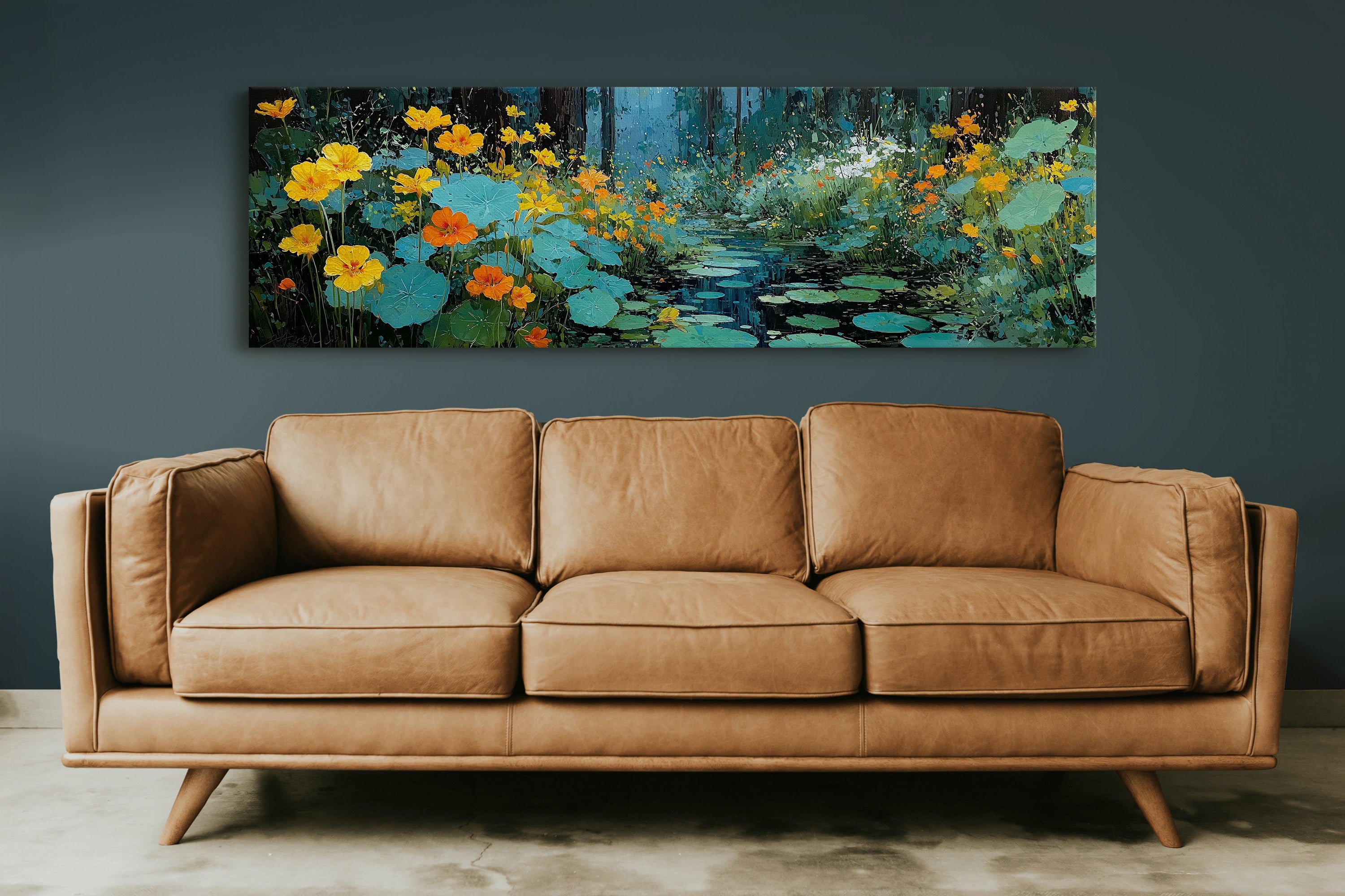 Where the Lilies Drift in Bloom