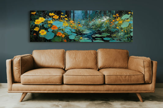 Where the Lilies Drift in Bloom