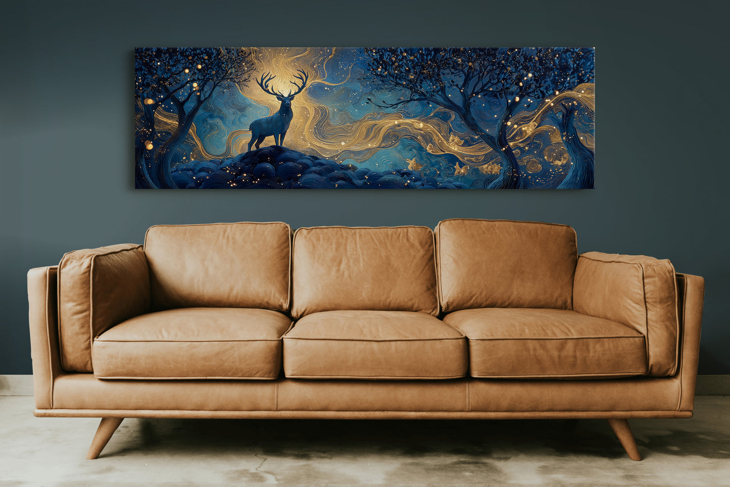 Stag Beneath the Golden Night