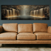 Golden Falls of the Hidden Valley