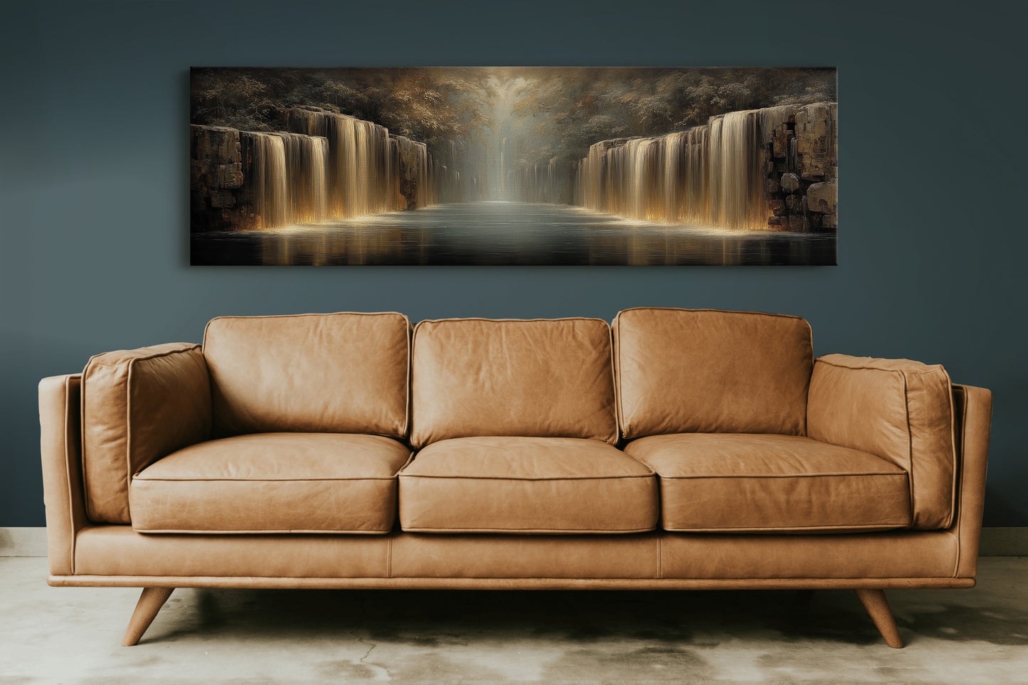 Golden Falls of the Hidden Valley