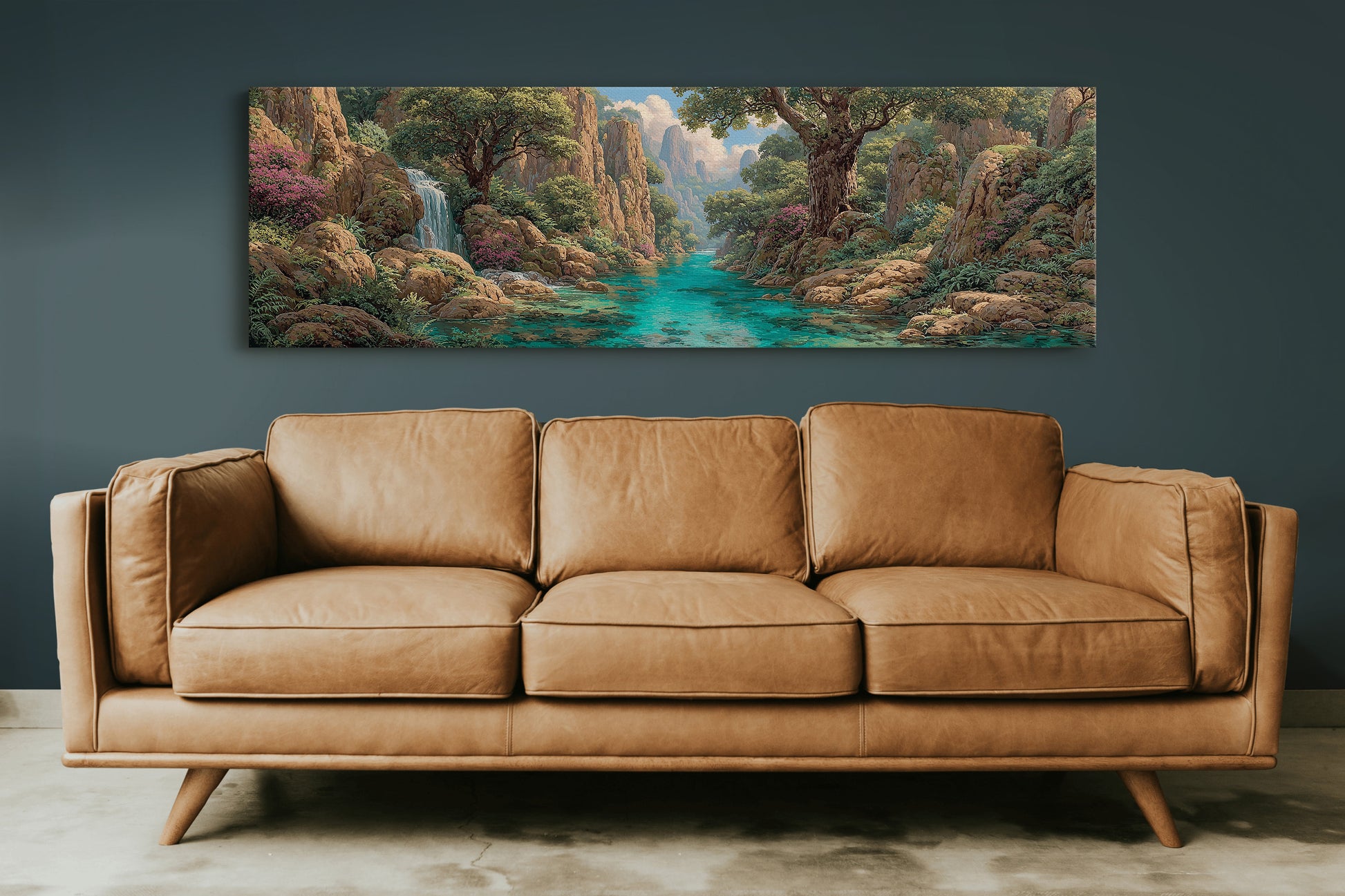 Emerald River Through the Hidden Cliffs