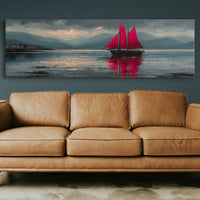 Red Sails Against the Gathering Storm
