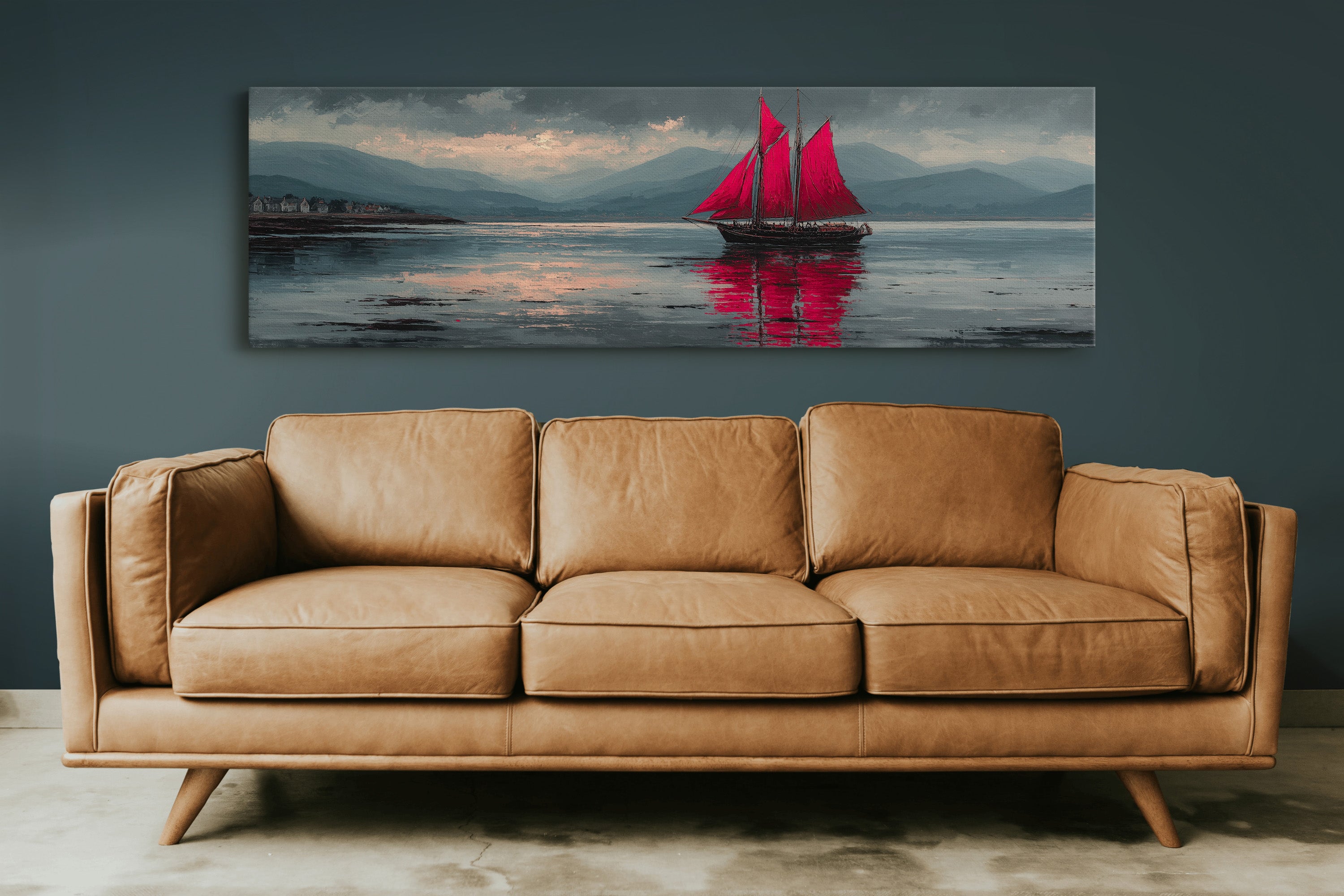 Red Sails Against the Gathering Storm