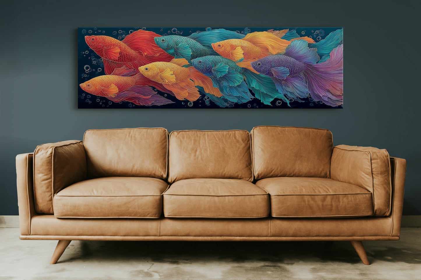 Parade of the Rainbow Bettas