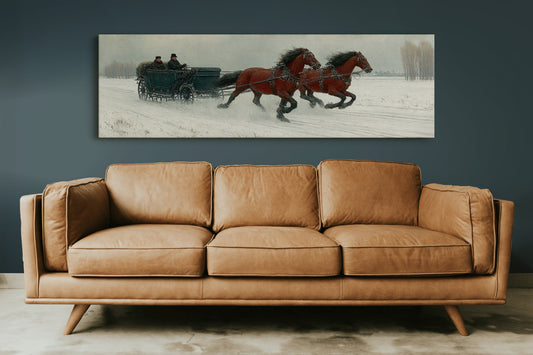 Gallop Through Winter Fields