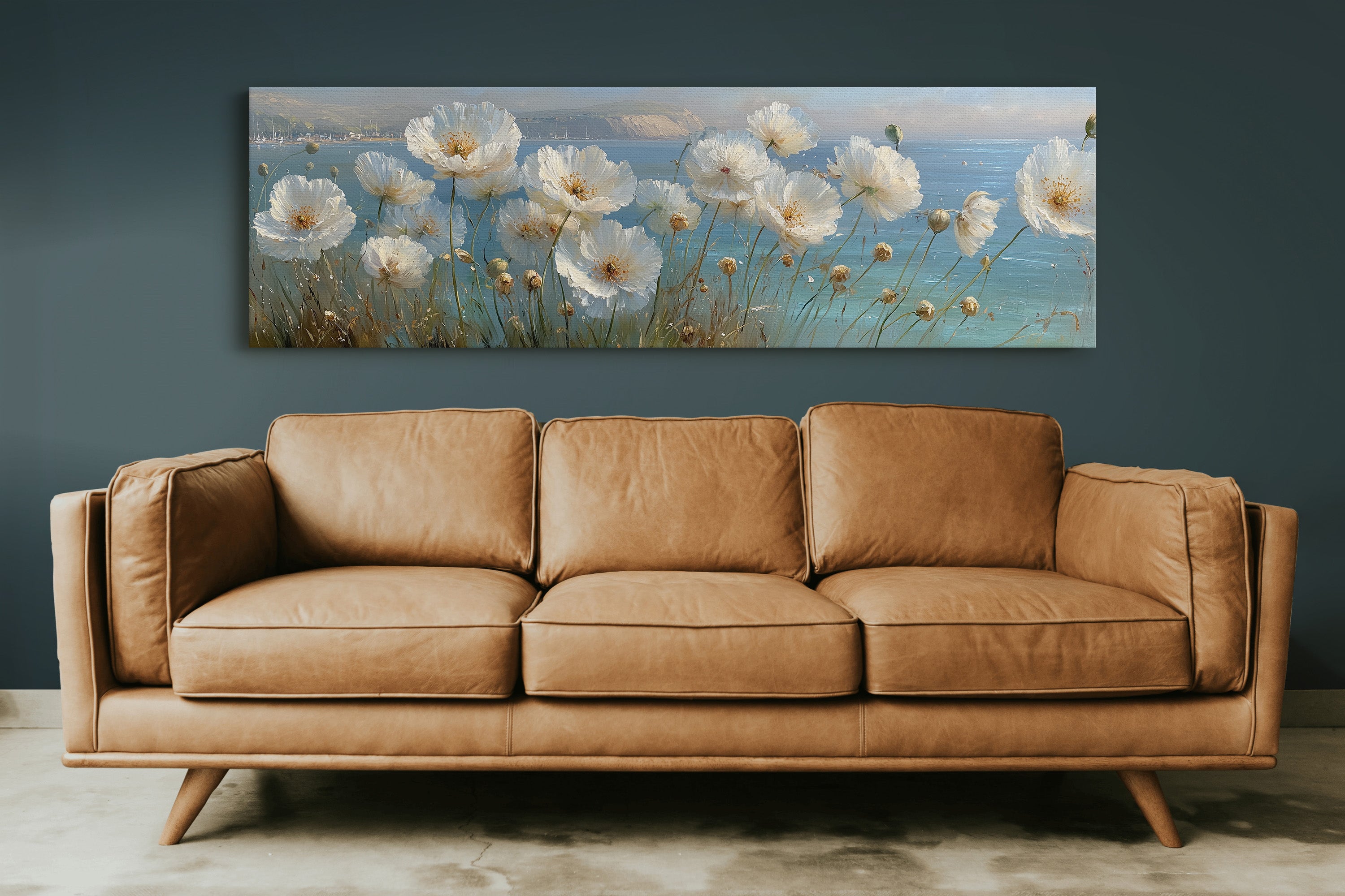 Coastal Breeze Among White Blossoms