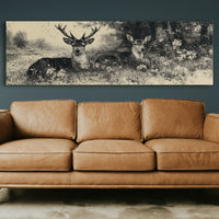 Resting Deer by the Riverbank