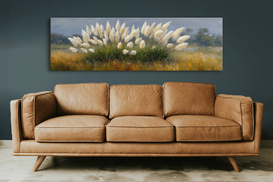 Pampas Glow in the Autumn Air