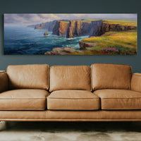 Sunlit Cliffs Above the Northern Sea