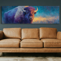 Bison in Painted Twilight