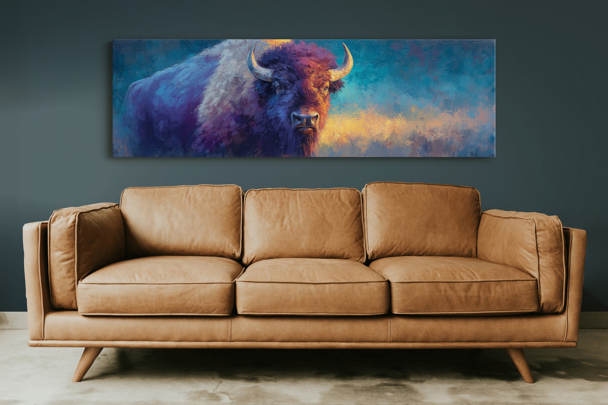 Bison in Painted Twilight