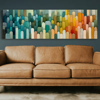 Hills of Color in Gentle Rows