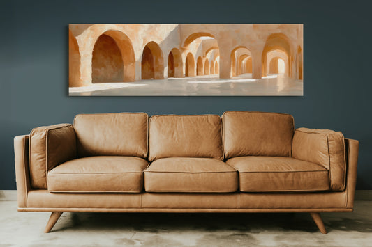 Sunlit Arches in Stillness