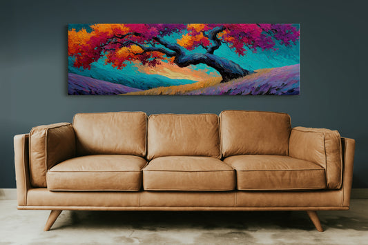 When the Sunset Bends the Tree