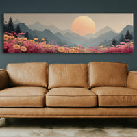 Sunrise Through the Blooming Valley