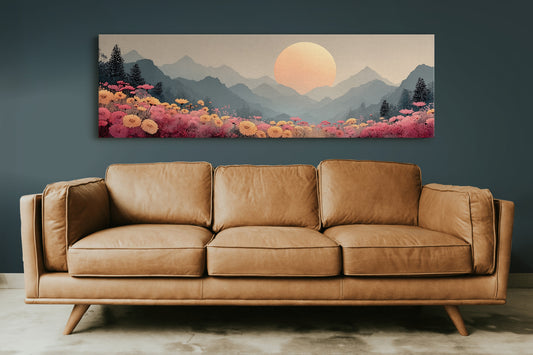 Sunrise Through the Blooming Valley