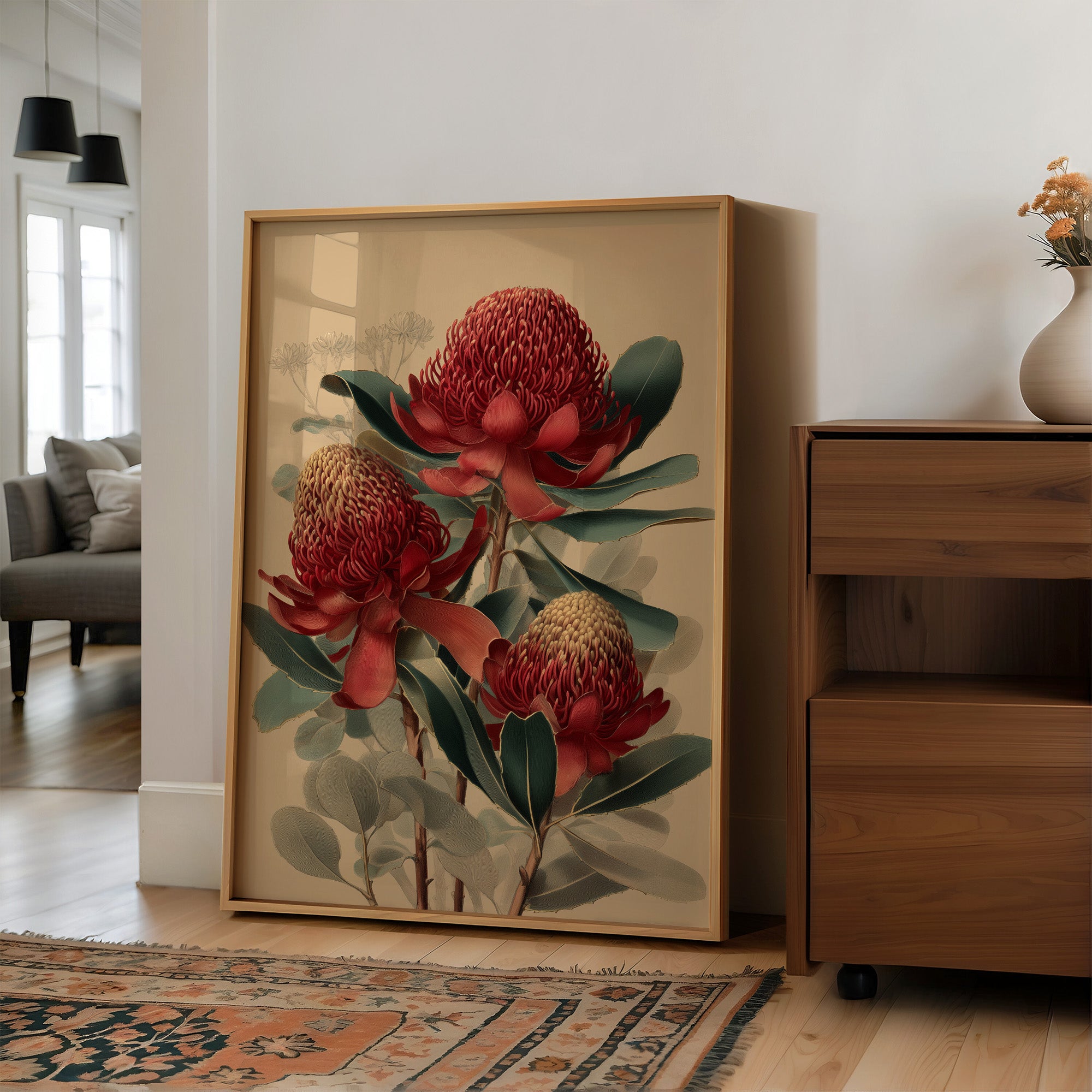 Crimson Waratahs in Bloom