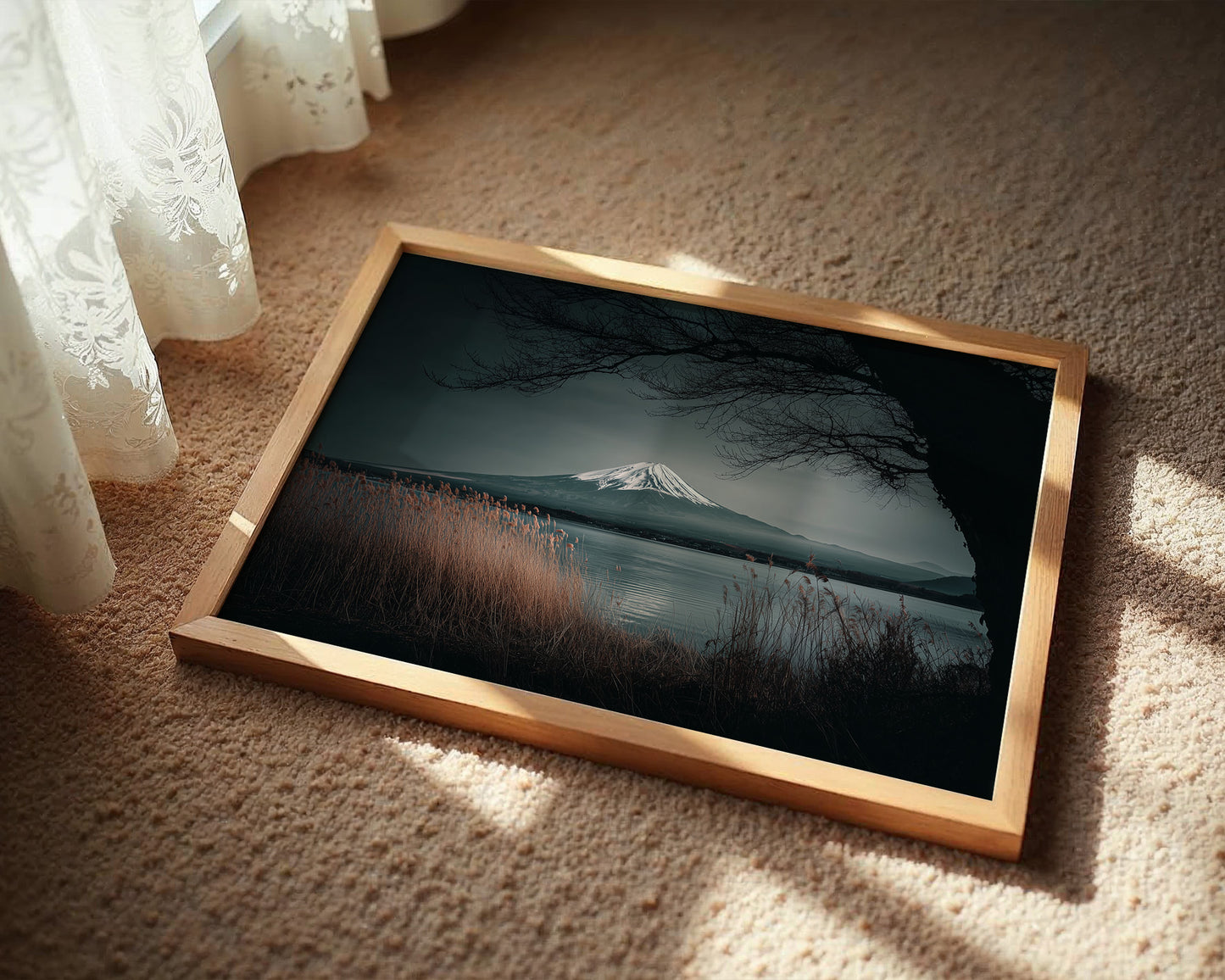 Stillness Beneath the Snow Peak