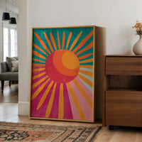 Sunburst Over Summer Fields