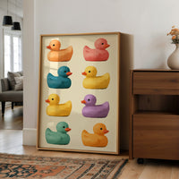 A Parade Of Painted Ducks
