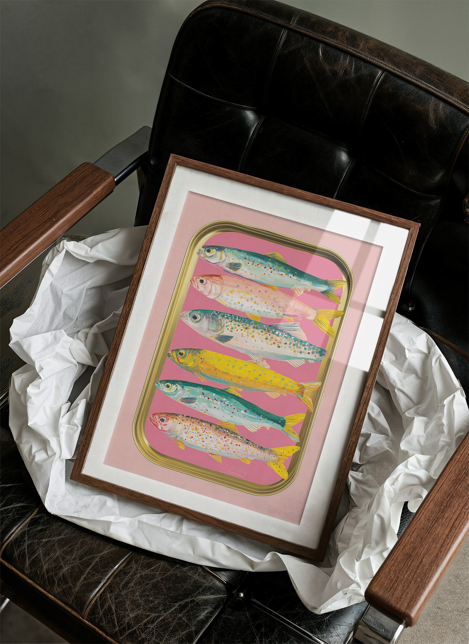 Sardines On A Pink Tin
