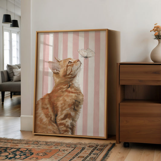 Whispers Beneath Blush Stripes