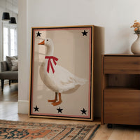 The Goose With A Red Ribbon
