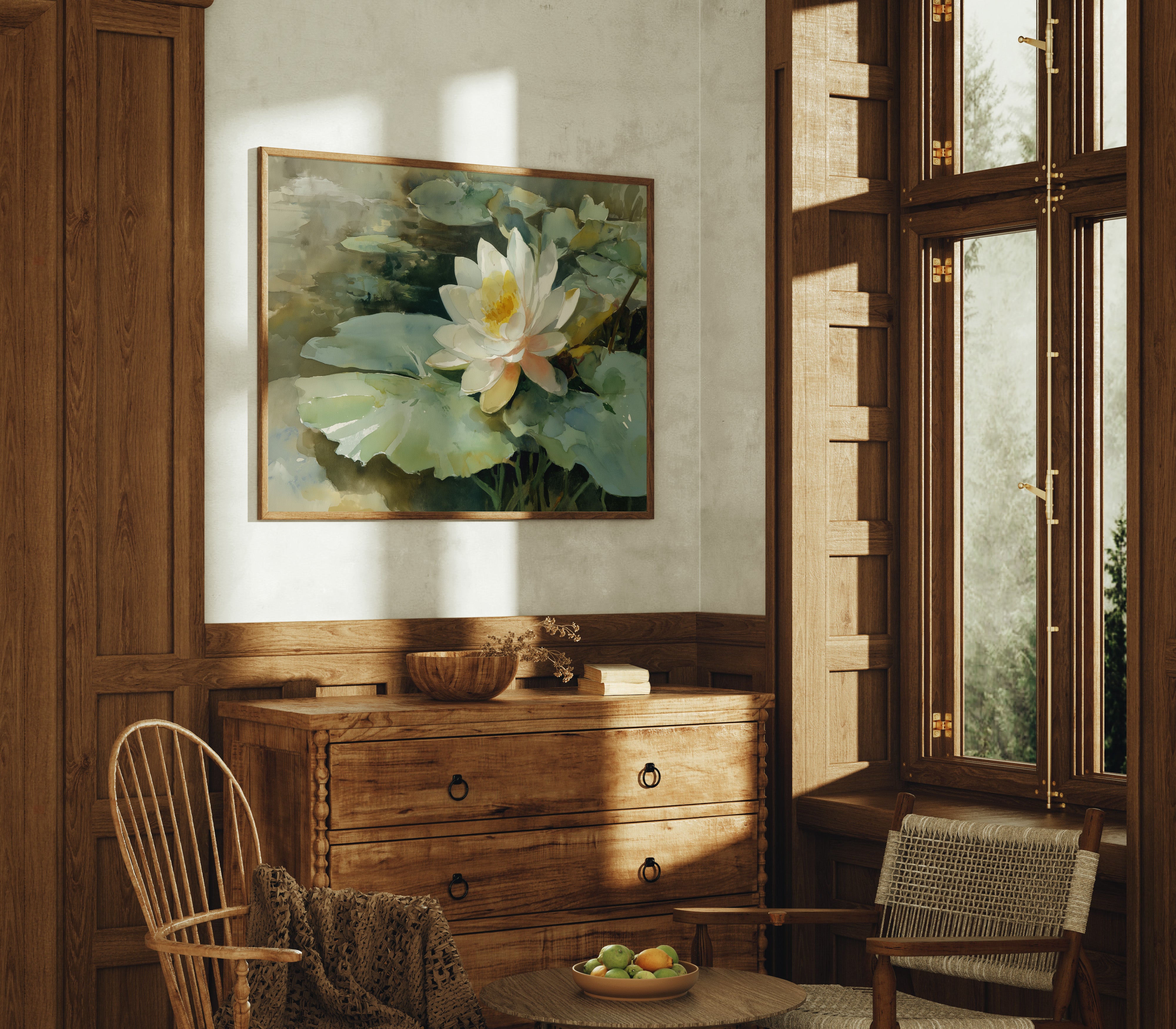 Stillness on the Lily Pond