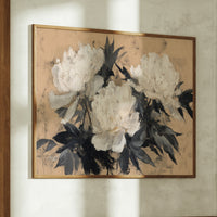 Ivory Petals in Quiet Contrast