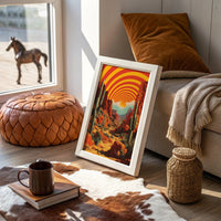 Sun Tunnel Over Red Canyon