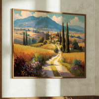 Golden Road to the Hillside Villa